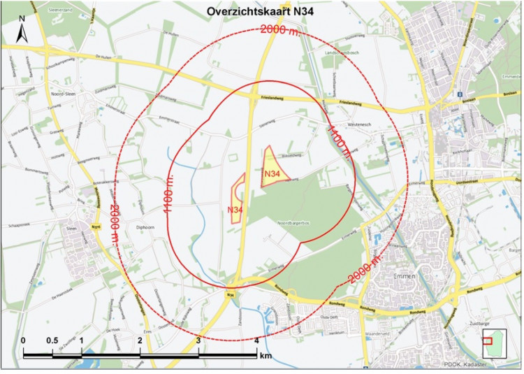 Windenergie gebied N34 Windenergie gebied N34