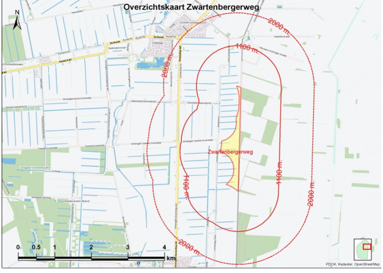 Windenergie gebied Zwartenbergerweg Windenergie gebied Zwartenbergerweg